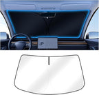 Canvcle Windshield Sun Shade for 2022-2026 Toyota Corolla Cross (Not for Corolla) Accessories Upgraded Double-Layer Front Window Sunshade Cover Sun Visor Protector Foldable Block UV Rays Keep Car Cool by Canvcle