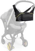 Minne Baby Travel Bag for Doona Infant Car Seat Stroller | Organizer Bag with Cup Holder, Phone & Wipes Pockets, Large Capacity, Water-Repellent & Lightweight, Baby Essentials Storage by QOOCxMinnebaby