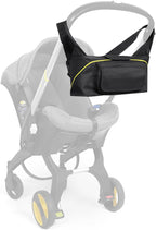 Minne Baby Travel Bag for Doona Infant Car Seat Stroller | Organizer Bag with Cup Holder, Phone & Wipes Pockets, Large Capacity, Water-Repellent & Lightweight, Baby Essentials Storage by QOOCxMinnebaby