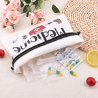 Doggie Medicine Bag with Pill Bags for Travel Medical Med Storage Bags with Zipper Dog Things Canvas Bag for Dog Mom Christmas Birthday Gifts for Doggie Dad Travel Cosmetic Makeup Bags Organizer Pouch - Image 5