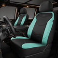Skechers Memory Foam Seat Covers,Leather Car Seat Covers, Ultimate Comfort & Support Front Seat Covers Airbag Compatible, Automotive Universal Fit Most for SUVs, Vans, Sedans, Cars, Trucks,Mint by Unknown