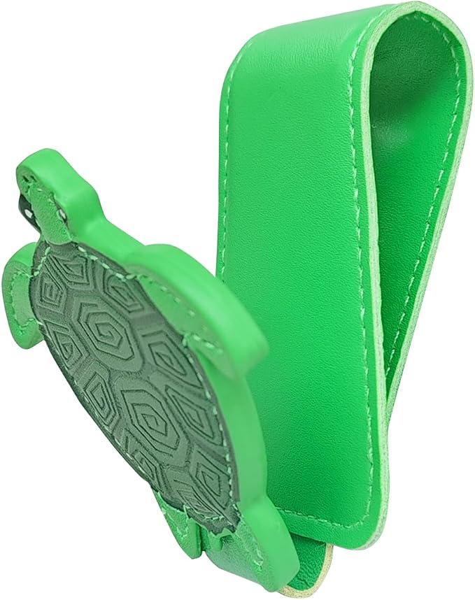 CATCH ON Cute Sunglasses Holders Organizers Accessories for Car Visor | Faux Leather Ticket Card Clip - Image 3