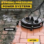 PWACCS 20" Pressure Washer Surface Cleaner with 4 Wheels and Dual Handle - Image 2