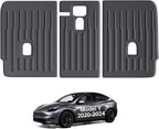 2nd Row Seatback Protector Compatible with Tesla Model Y 2020-2024 5 Seat Back Seat Cover All Weather Cargo Liner Model Y Accessories | Custom Fit Trunk Protection (3PCS Backrest Protector) - Image 9