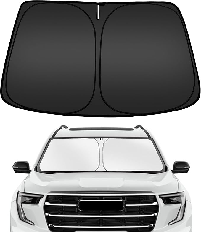 ARISMOTOR Windshield Sun Shade for GMC Acadia 2024-2026 | Custom Fit, Foldable, Front Window Sunshade Sun Visor Protector, Block UV Rays, Keep Car Cooler by ARISMOTOR