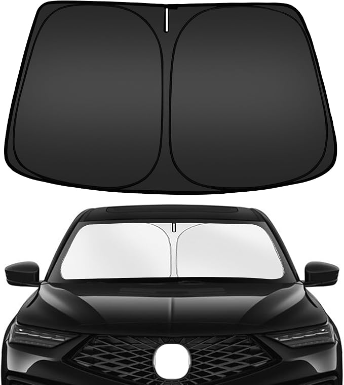 ARISMOTOR Windshield Sun Shade for Acura MDX 2021-2026 | Custom Fit, Foldable Front Window, Block UV Rays, Keep Car Cooler by ARISMOTOR