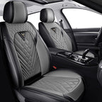 Fit for Toyota C-HR Seat Covers 2018-2022,Premium Leather, 360° Full Protection, Thick Padding & Memory Foam, Waterproof & Stain-Resistant Car Seat Cover Front Set (2 Seat,Black&Gray) by Unknown