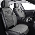 Fit for Toyota Venza Seat Covers 2009-2026,Premium Leather, 360° Full Protection, Thick Padding & Memory Foam, Waterproof & Stain-Resistant Car Seat Cover Front Set (2 Seat,Black&Gray) by Unknown