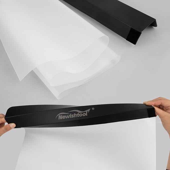 NEWISHTOOL Window Tint Tools Car Door Panel Cover, Tinting Guard Protection | Window Tint Door Panel Protector, Window Film Tint Application Panel Guard, Reusable PET Water Shield Sheets Black - Image 7
