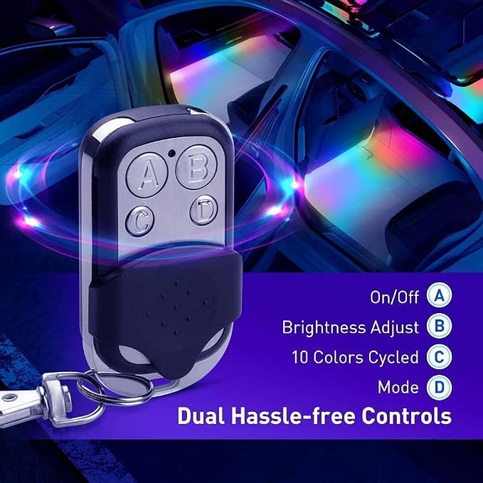 Govee Car Lights, RGBIC, Smart Interior Car Lights, APP&Remote Control | 72 LED Lights, for Decor, DIY Mode and Multiple Scene Options, 2 Lines Design - Image 5