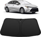 Windshield Sun Shade for 2018-2026 Audi Q5 | Foldable, Full covered for windshield, Block UV Rays, Heat Reduction, Easy to install, Keeps Car Cooler by YYCKE