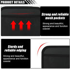 smilfuy 2PCS Car Net Pocket, Car Sticky Organizer Mesh Pocket Side Clutter Scattered Storage Phone Holder, Elastic Mesh Seat Back Pocket Car Storage Net Bag, Strong Paste Organizer (2 Large) - Image 4