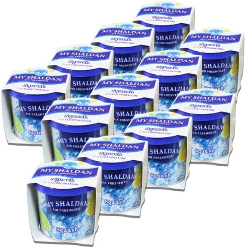 Pack of 12 My Shaldan Japanese Car Cup-Holder Natural Air Freshener Cans (Squash Scented) by AutoDynasty