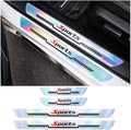 4PCS Car Door Sill Protector, Sport Anti-Slip Vehicle Door Edge Scratch Protection, Self-Adhesive Automotive Entry Guard Decoration Sticker, Universal for SUV RV Truck (White) by Sandfren