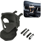 Car Cup Holder, Stable Cup Holder Expander for Car Air Vents, Car Ashtray Holder, Suitable for Sedans SUVs Trucks with Horizontal Blade Vents (Black) by Unknown
