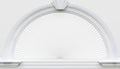 Myshade Arch Window Shades Half Circle Light Filtering Cellular Shades Cordless No Drill Blinds for Windows Half Moon Honeycomb Fabric No Tools Shades Easy Install (1PCS White 36" W X 18" H) by MYSHADE