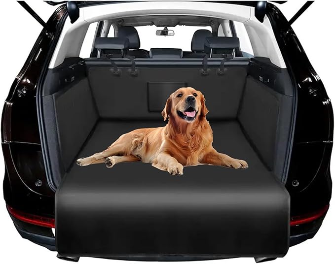 SUV Dog Cargo Liner for Lincoln Nautilus 2019 2020 2021 2022 2023 2024 2025 2026, Heavy Duty Pet Cargo Cover for Car Trunk, Scratchproof Dog Seat Cover with Storage Pockets, Fits SUVs by YYBDLC