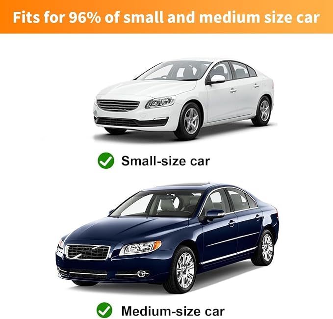 Car Rear Side Window Shadows for Small,Medium Sedan Car Only, Breathable Mesh Stretch Sun Shade Screens Covers ffor Camping, Anti-Sun Glare, Reduce UV Rays, Privacy Protection, 2 Pack - Image 5