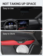 Proadsy Custom Fit 2022-2026 Lexus NX Windshield Sun Shade, Blocks Heat | 240T Heat Shield, Drops Temp 54°F, Blocks 99% UV, Prevents Dashboard Cracking, Summer Parking & Beach Trips, Easy Twist-Fold - Image 9