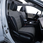 EKR Corolla Seat Cover Custom Fit for Toyota Corolla 2020 2021 2022 L/ LE,Leather Car Seat Cover Full Set-Faux Leather(Black/Gray) by EKR