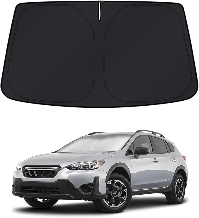 KUST Windshield Sun Shade for Subaru Crosstrek 2024 2025 2026 Accessories Window Sunshade Sun Visor Protector Foldable Blocks UV Rays Keep Car Cooler by KUST