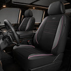Skechers Air-Cooled Memory Foam Seat Covers,Mesh Thick Car Seat Covers,Piping Leather Car Seat Covers Front Seats,Airbag Compatible,Automotive Comfort Universal FitMost Cars,Vans,Truck,SUV,Pink by Unknown