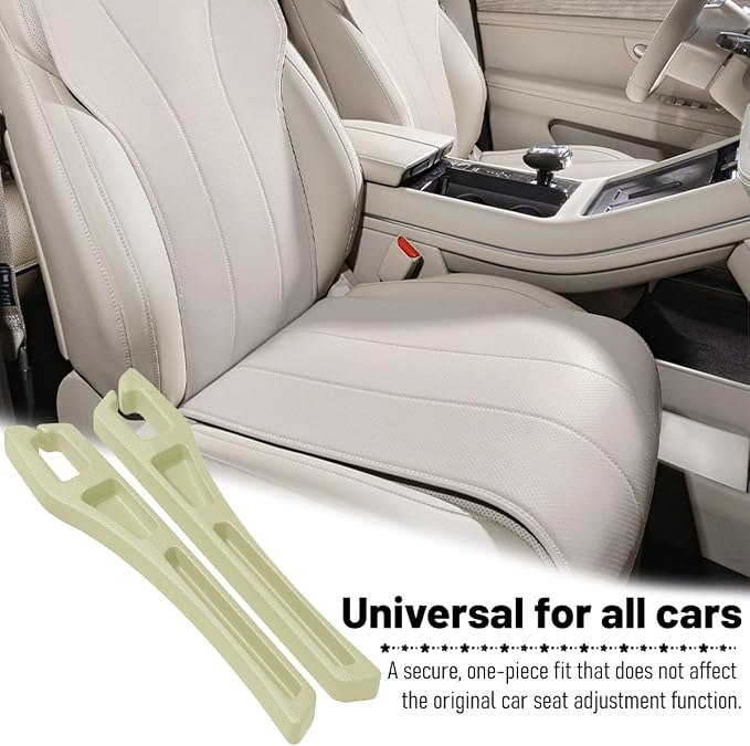 Car Seat Gap Filler, 2PCS No Drop Vehicle Seat Side Gap Seam Filler Plug Blocker with Storage Slot, Automotive Interior Console Side Pocket Organizer, Universal for SUV RV Truck (Beige) - Image 3