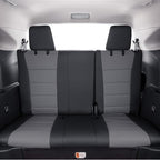 Full Set Car Seat Covers for Honda Odyssey 2018-2026,8-Seater,Faux Leather | for EX,EX-L,Elite,Touring,Sport,2nd Row 40/20/40 Split Seat,Luxury Waterproof Seat Protector,Fit Like A Glove(Black & Gray) - Image 7