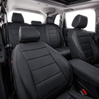 EKR Car Seat Covers for Honda HRV 2019-2022,Leatherette Full Set | Custom Fit for Honda HRV Sport/EX/EXL/Touring 2019-2022 Full Wrap,Waterproof Pet-resistant,Faux Leather(Black) - Image 5