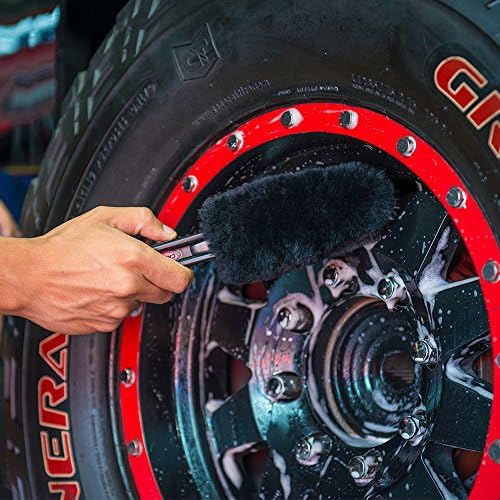 Chemical Guys, Gerbil Wheel & Rim Brush, Soft Natural Bristles, for Tires, 1 Count (Pack of 12) - Image 6