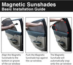 Car Side Window Sunshades for Volvo XC60 2. Gen (Spa) 2018-2024, Magnetic UV Protection Shades for Front/Rear Windows, Heat Resistant Sun Visor Shield Accessories,A/2 Front Doors - Image 7