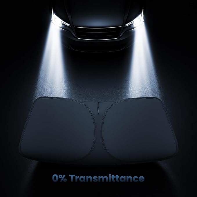 Magnelex Windshield Sun Shade for Honda Accord 2023, 2024, 2025, Foldable Car Window Sunshade, Heat & UV Visor Cover, Reflective Front Shades Accessories - Image 4