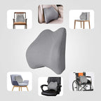 Memory Foam Lumbar Support Pillow for Car - Back Support for Car Seat (Gray) - Image 7