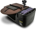 AutoExec AE-RMCD-PM-21M Roadmaster Car Desk for Your Vehicle Workstation and Mobile Office, Mahogany with Phone Mount | Vehicle Workstation, Mobile Office, Phone Mount by AutoExec