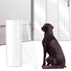 Door Protector from Dog Scratching 200" x 8.2" Cat Scratch Door Frame Single Sided Adhesive Protector Anti Dog Scratch Door Guard for Dogs Clear CHUANGSEED - Image 6