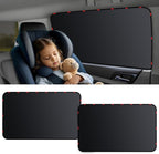 ZATOOTO Car Window Shade for Baby,2 Pack Universal Fit,Privacy&Insulation | 100% Blackout & UV Protection,Metal Frame Fit,Creates a Private Space for Car Camping, Road trips, Napping or Rest - Image 8