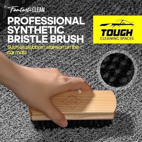 Fantasticlean Car Interior Detailing Kit, Leather Cleaner Brush Set, 9PCS - Image 7