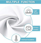 RYB HOME Large Curtains for Bedroom Living Room Dining Room 84 inches Long | Thermal Insulated, Privacy, Drapes for Large Window, Triple-weave Fabric, For Better Sleep, W70 x L84, Pure White, 2 Panels - Image 6