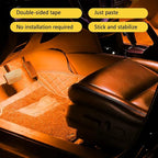 Car Interior LED Lights, Ambient Lighting Car Interior, Automotive Ambient Neon Light Kit with USB Port, Auto Accessories 4 in 1 Automotive Decoration Lighting for RV, Truck, Sedan (Orange) - Image 6
