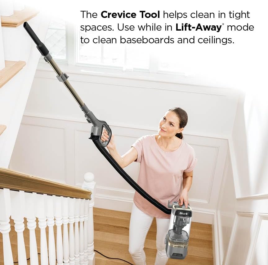 Shark Rotator Lift-Away Vacuum, HEPA Filter, No Hair Wrap, Silver, LA502 - Image 2