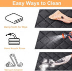 Waterproof Dog Car Seat Cover for Back Seat, Dog Hammock for Cars | Side flaps shield doors; seat anchors and non-slip backing hold it. 4-in-1 modes: hammock, bench mat, cargo liner and pet mat - Image 5