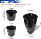 2-in-1 Car Cup Holder Extender, Automotive Drink Holder Adapter with Base, Multifunctional Vehicle Cup Holders Insert for Beverages, Snacks, Bottles, Phone Storage (2PCS) - Image 2