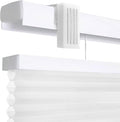 REGAL estate Magnetic Top Down Bottom Up Door Shades, White, 25 x 48 in | Strong-hold MagMount, Thermal insulation, Adjustable privacy for steel doors, Light filtering, Cordless cellular shade by REGALESTATE