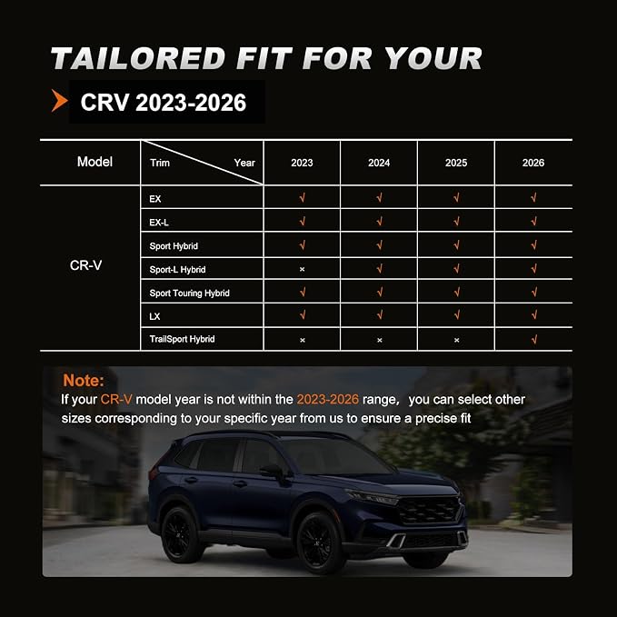 Custom Fit Seat Covers for Honda CRV 2017 2018 2019 2020 2021 2022 | CR-V Faux Leather Full Coverage Seat Cover Full Set Front & Rear Car Seat Protector(Black,5 Seats) - Image 2