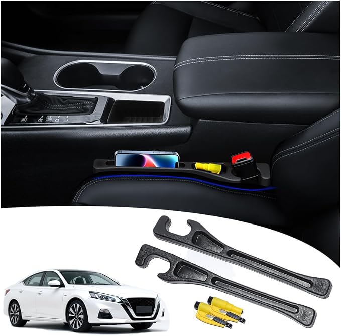 【Compatible with Nissan Sentra】 Car Seat Gap Filler | No Drop Seat Guard Compatible with Nissan Sentra Accessories Drop Seat Guards for Cars(2Pcs) Car Escape Tool(2Pcs) by OfficialFlagship