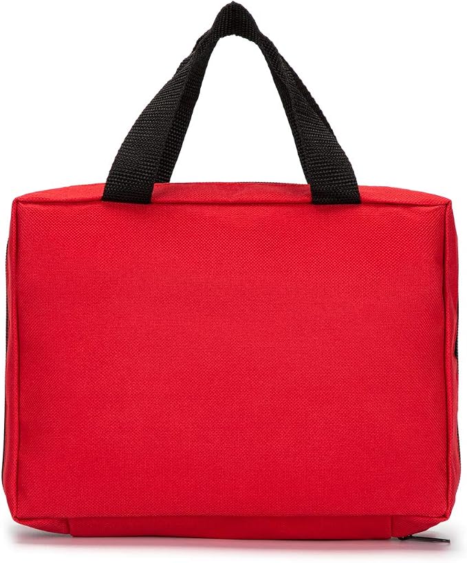 Red First Aid Bag Empty Travel Rescue Pouch First Responder Storage Medicine Emergency Bag for Car Home Office Kitchen Sport Outdoors (Green) - Image 2