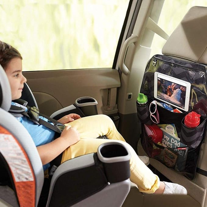 Skip Hop Back Seat Car Organizer, Style Driven, Black, 0.6 lb - Image 2