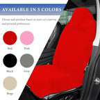 Car Towel Seat Cover, Waterproof Sweating Towel Non-Slip Front Seat Protector, Universal Soft Carseat Protective Cover for Gym Workout Running Swimming, Car Accessories (Red) - Image 5