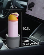SEVEN SPARTA Car Cup Holder Expander for 32-40oz Large Bottles & Tumblers | Compatible with Yeti, Hydro Flask & Owala 32-40oz, Upgraded Adjustable Offset Base, Fits 3.4"-3.8" Bottles, Mugs & Tumblers - Image 5
