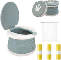 SunnySmile,Travel Potty,Car Potty for Toddler,Portable Toilet for Kids | Portable Toilet for Kids with 45 Liners,for Toddler Travel, Camping, Foldable, Indoor/Outdoor Use by SunnySmile